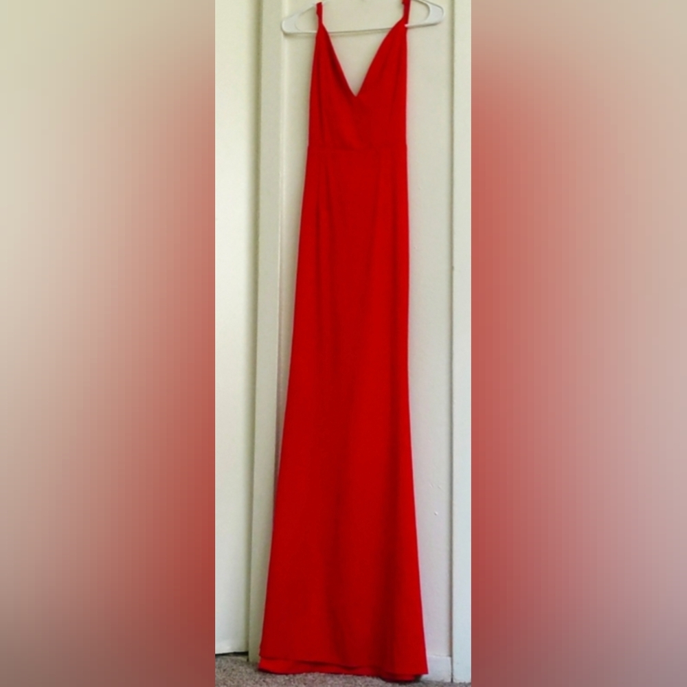 Missord long red dress